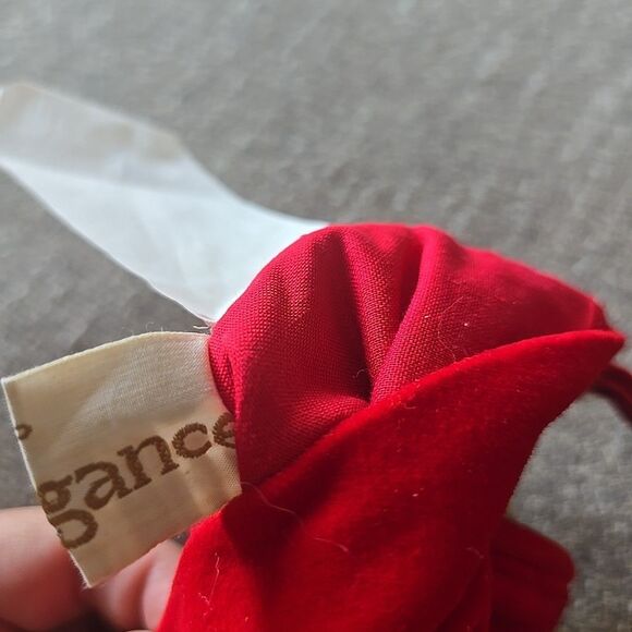 VTG IMPERIAL ELEGANCE Needlepoint Christmas Stocking Santa Saint Nick Fireplace - Picture 8 of 8